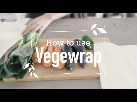 【haete（アエテ）オリジナル商品】ゴミを出さず、野菜の鮮度を保つ。繰り返し使用可能な野菜の保存袋「VegeWrap」